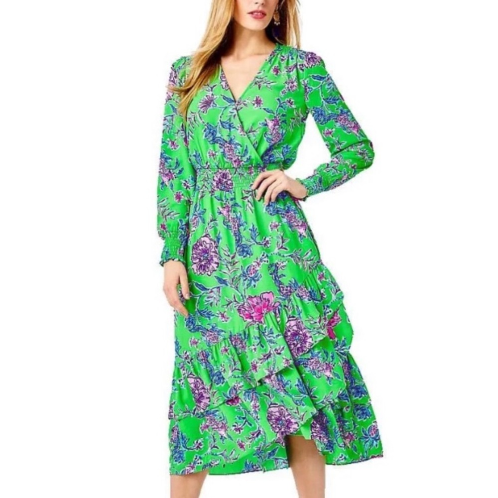 NWOT Lilly Pulitzer Cristiana Midi Dress